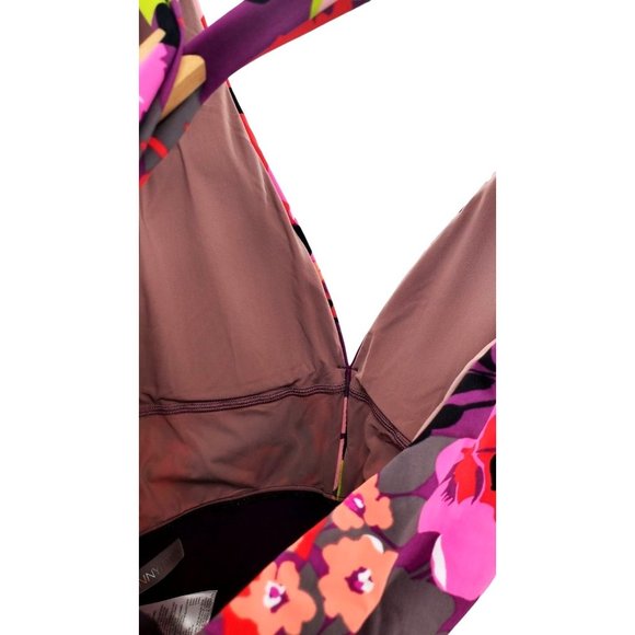 SKINNY DIPPERS One-Piece Lady Godiva Plunging V-neck Flower Shop Swimwear - Picture 7 of 12